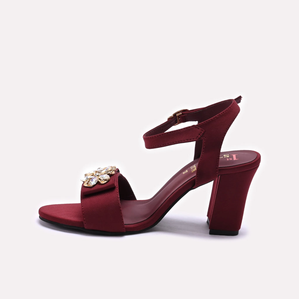Fancy Sandal Maroon 0421776