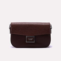 Casual Hand Bag Dark Brown 0322295