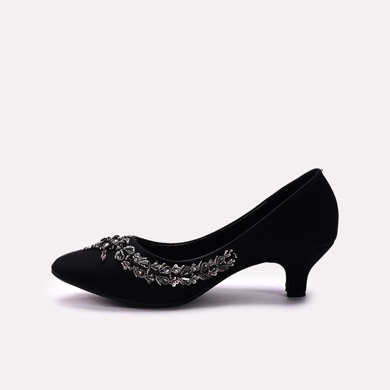 Bridal Court Shoes Black 0450058