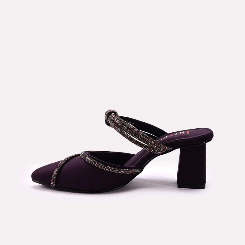 Fancy Court Shoes Purple 0450107