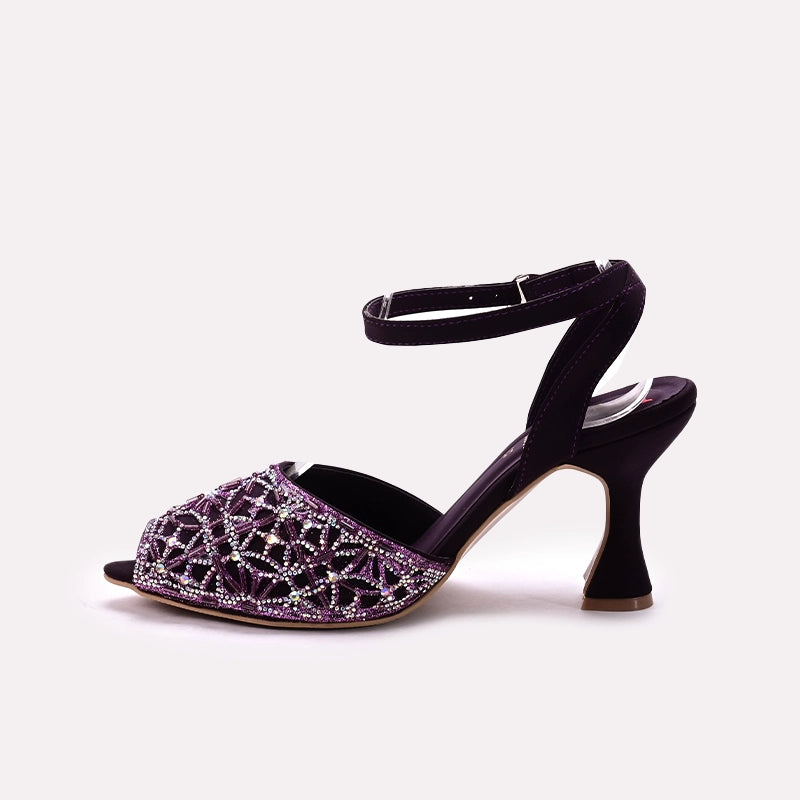 Purple Bridal Peep Toes 0450097