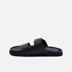 Dark Brown Casual Slides For Men 0151108