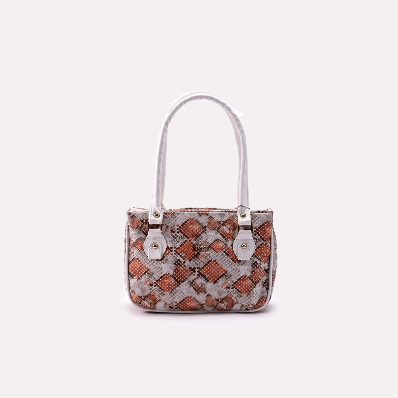 Casual Shoulder Bag White 0331445