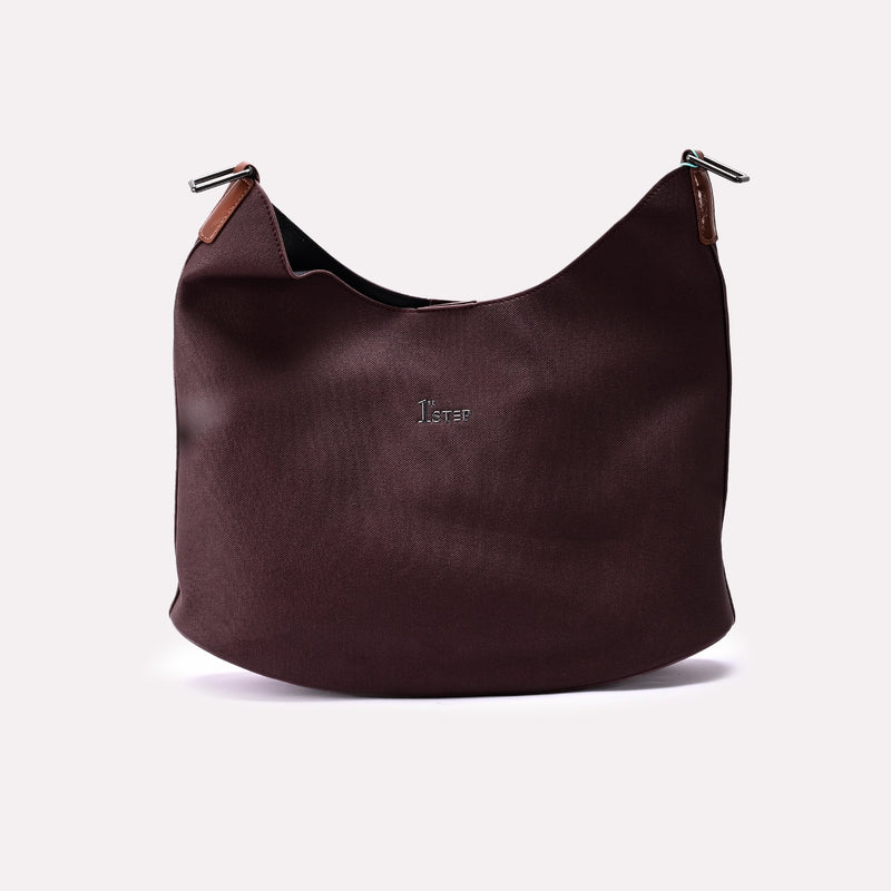 Casual Shoulder Bag Maroon 0331767