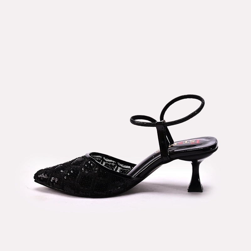 Bridal Court Shoes Black 0450044