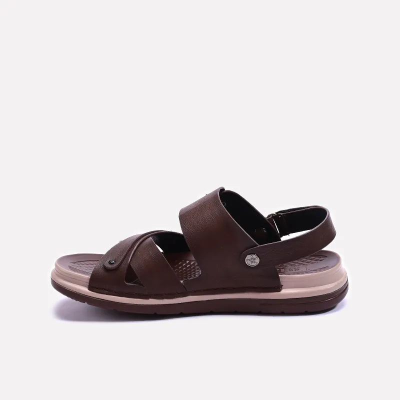 Brown Casual Sandals For Men