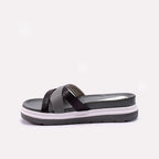 Gray Womens Casual Platform Slippers 0413130