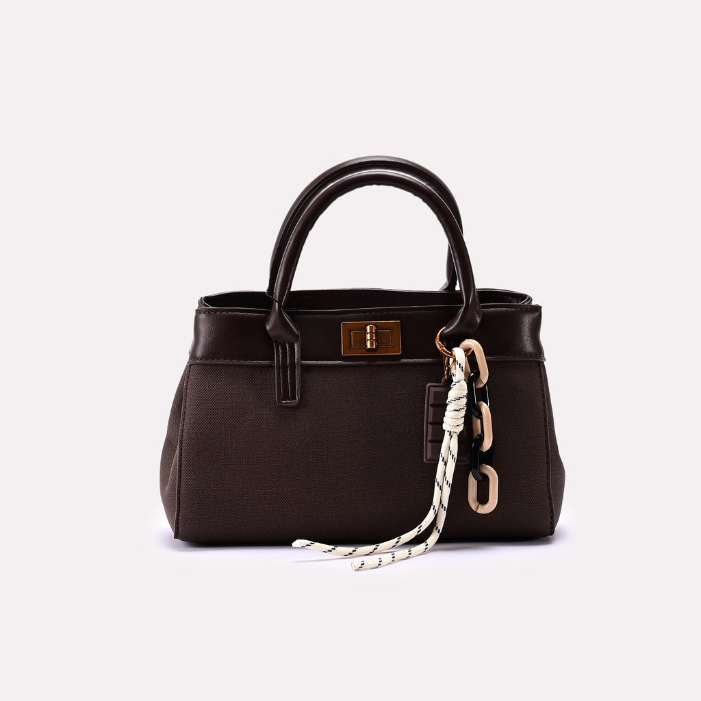 Casual Hand Bags Dark Brown 0322209