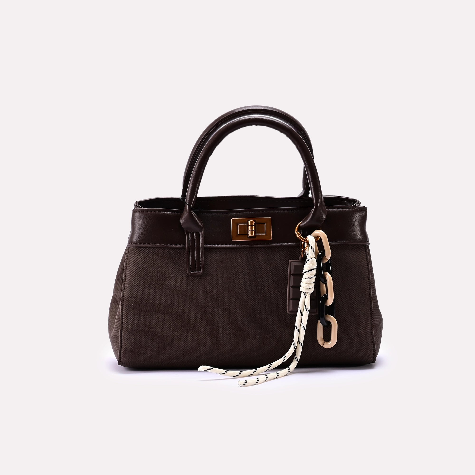 Casual Hand Bags Dark Brown 0322209
