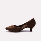 Bridal Court Shoes Brown 0450056
