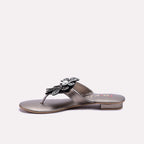 Gray Fancy Flip Flops 0412653
