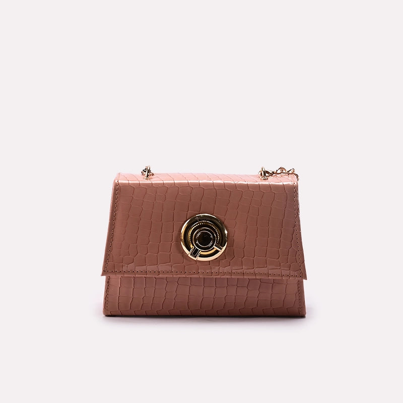 Casual Hand Bags Peach 0322055