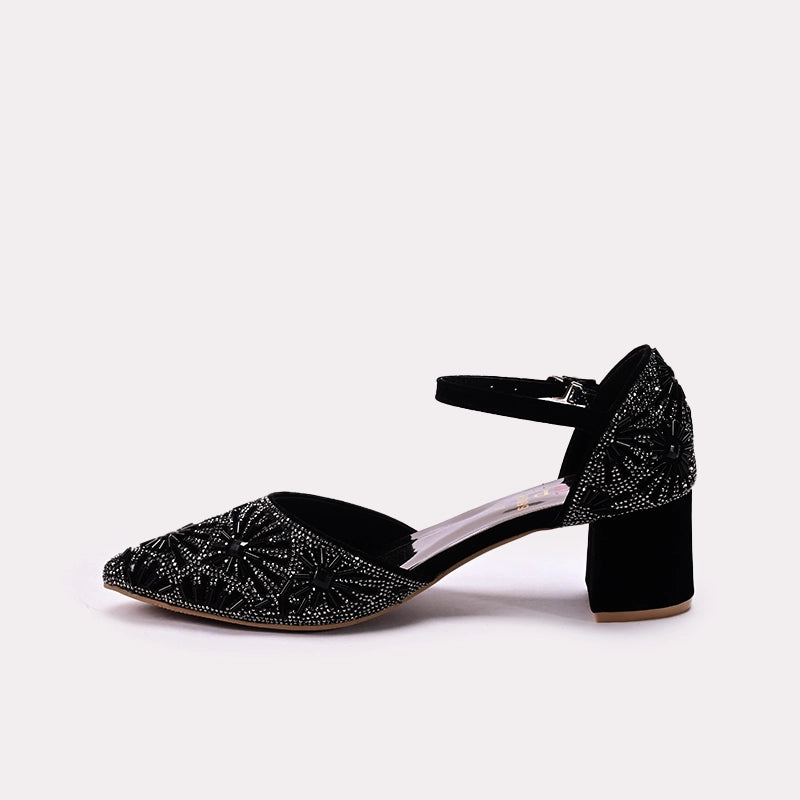 Bridal Court Shoes Black 0450099