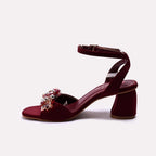 Fancy Sandal Maroon 0421714