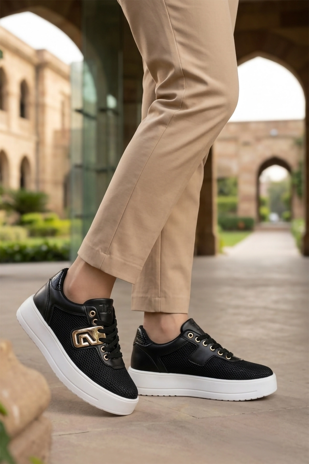 Women Sneaker Shoes Black 0441025