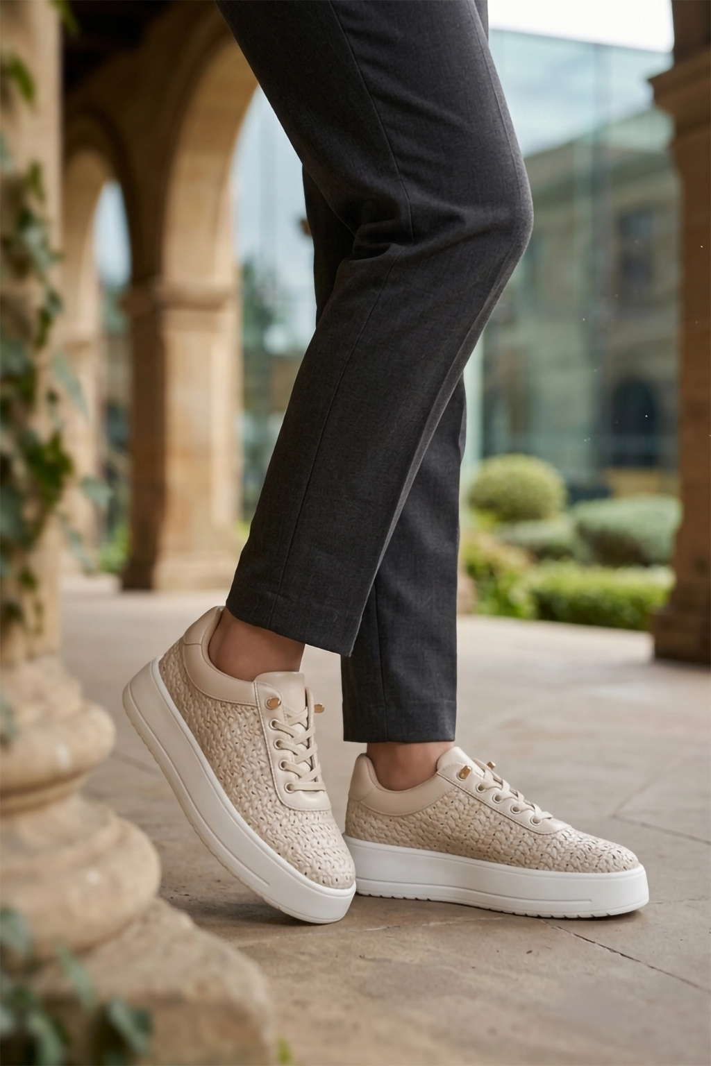 Women Sneaker Shoes Fawn 0441037