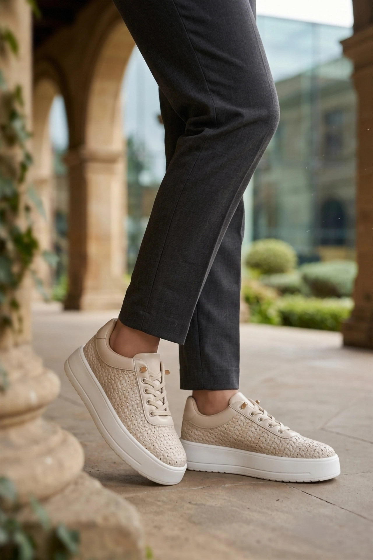 Women Sneaker Shoes Fawn 0441037