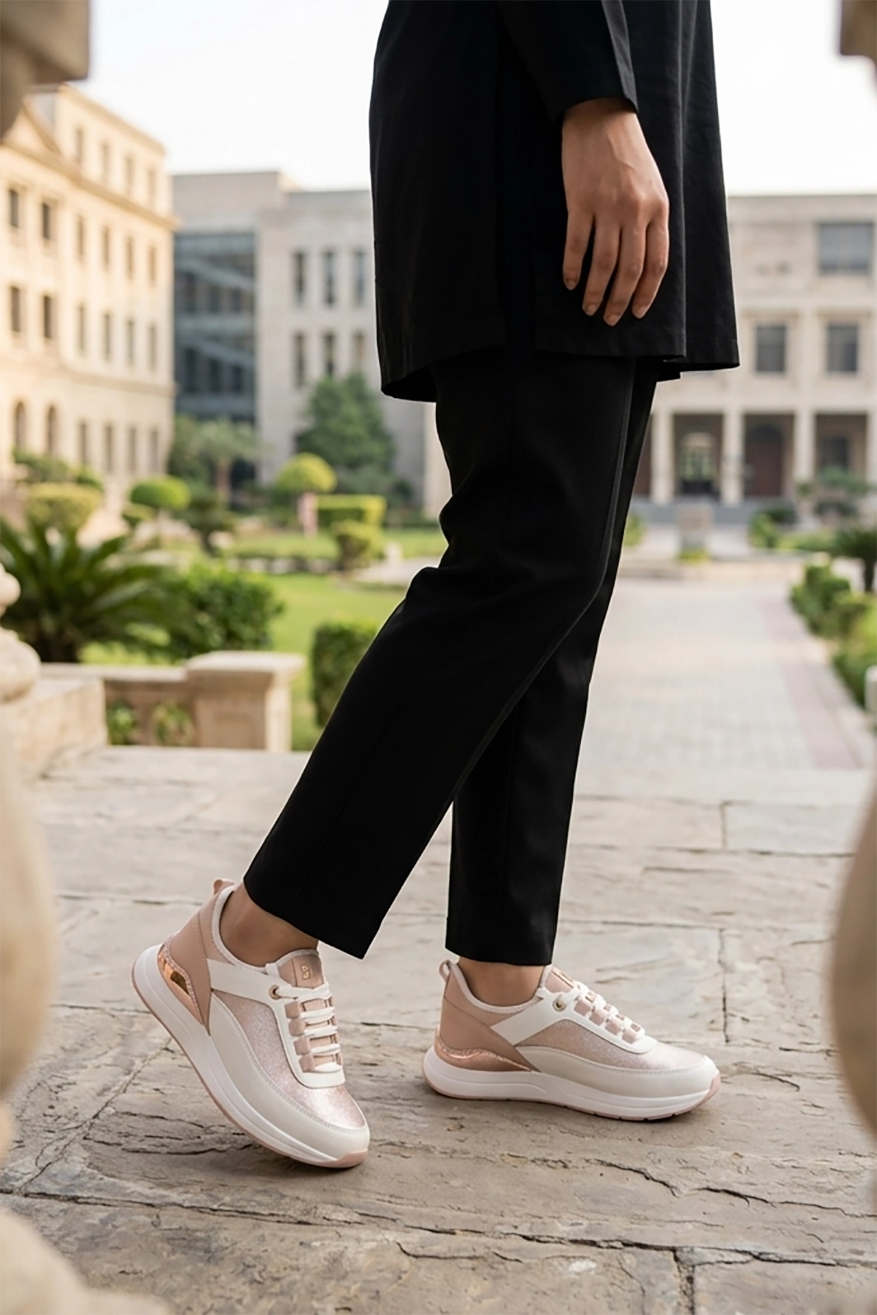 Women Sneaker Shoes Pink 0441061