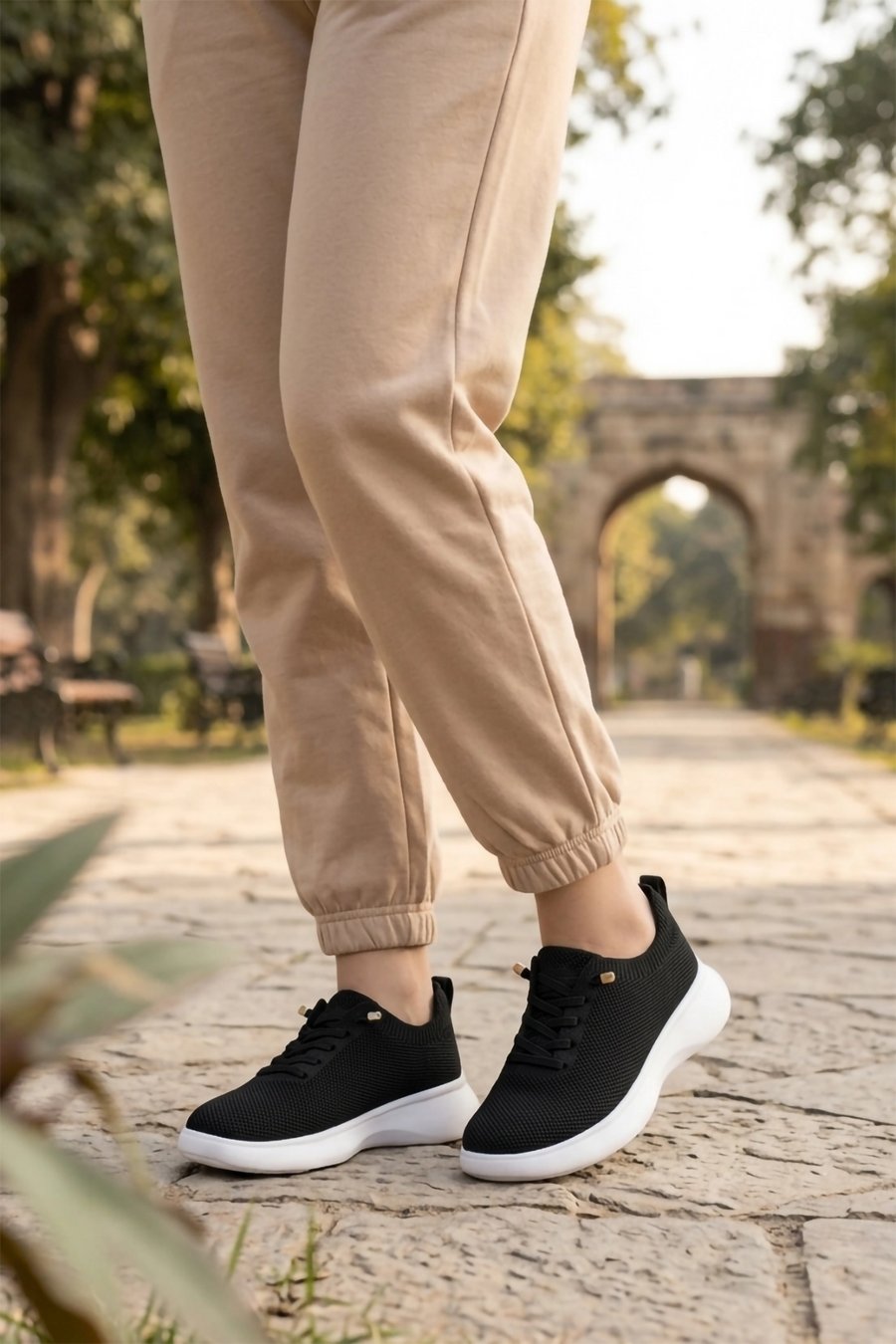 Women Sneaker Shoes Black 0441020