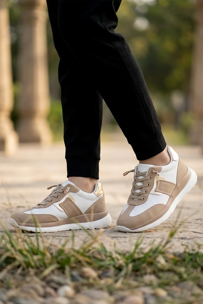 Women Sneaker Shoes Fawn 0441058