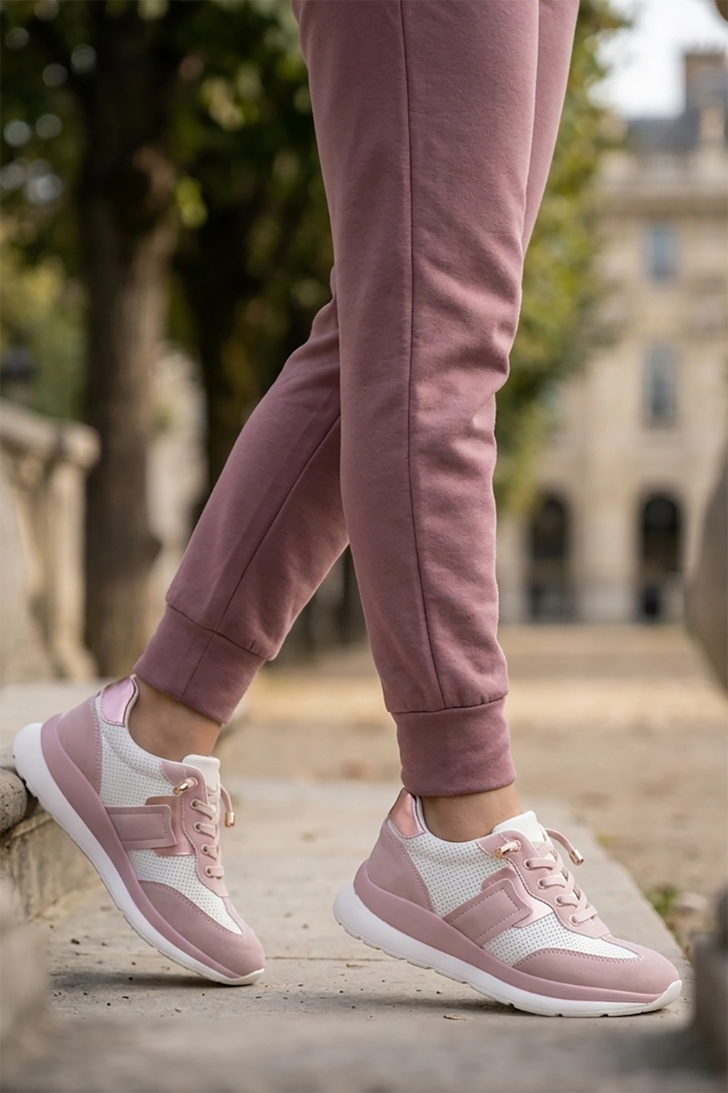 Women Sneaker Shoes Pink 0441058