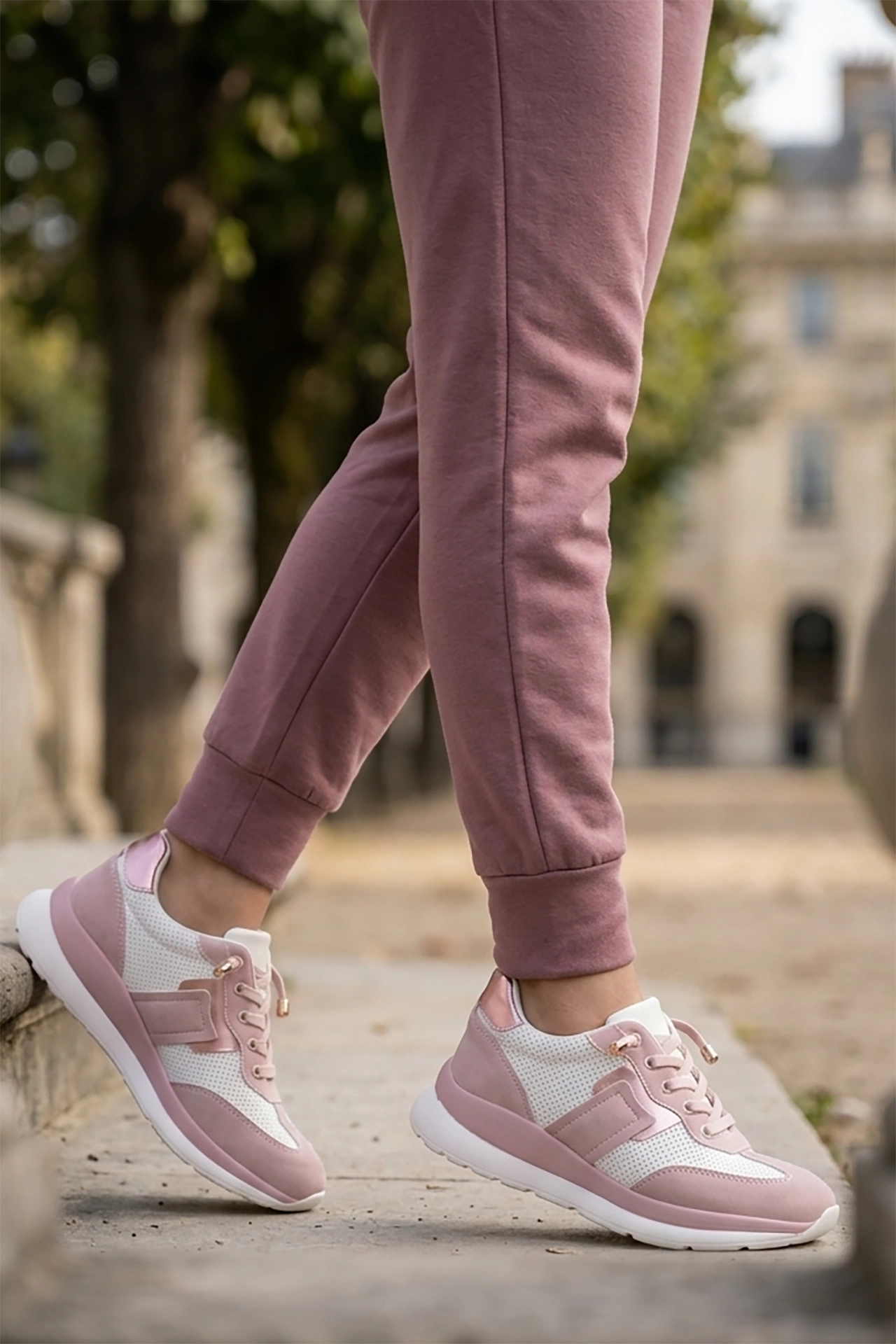 Women Sneaker Shoes Pink 0441058