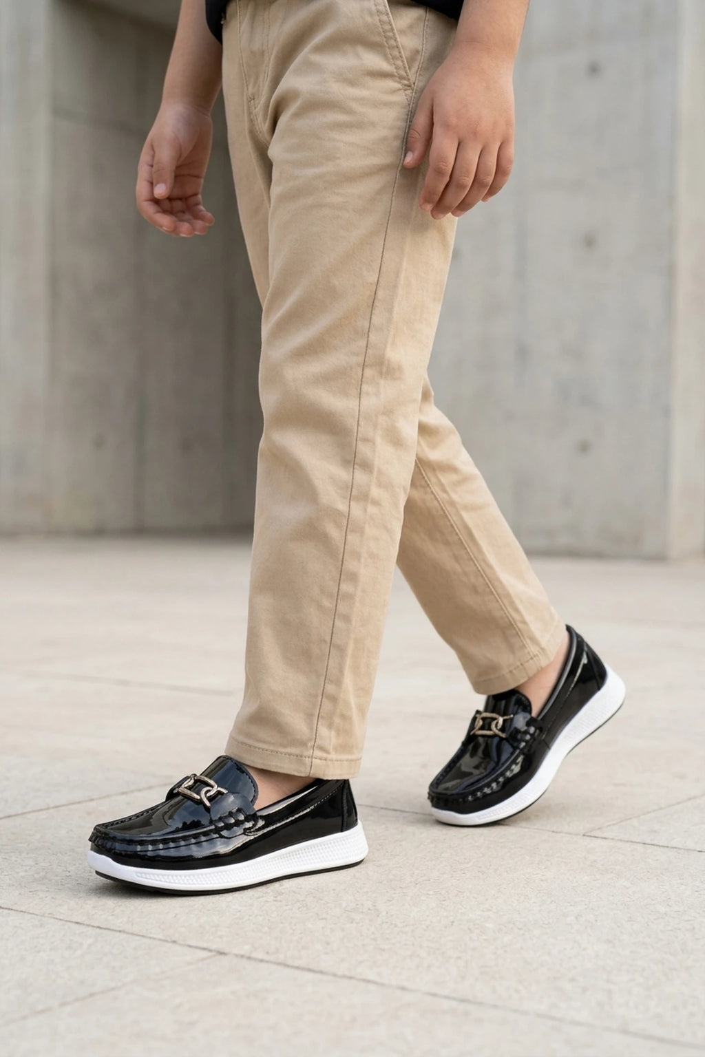 Boy Loafer Shoes Black 0610677