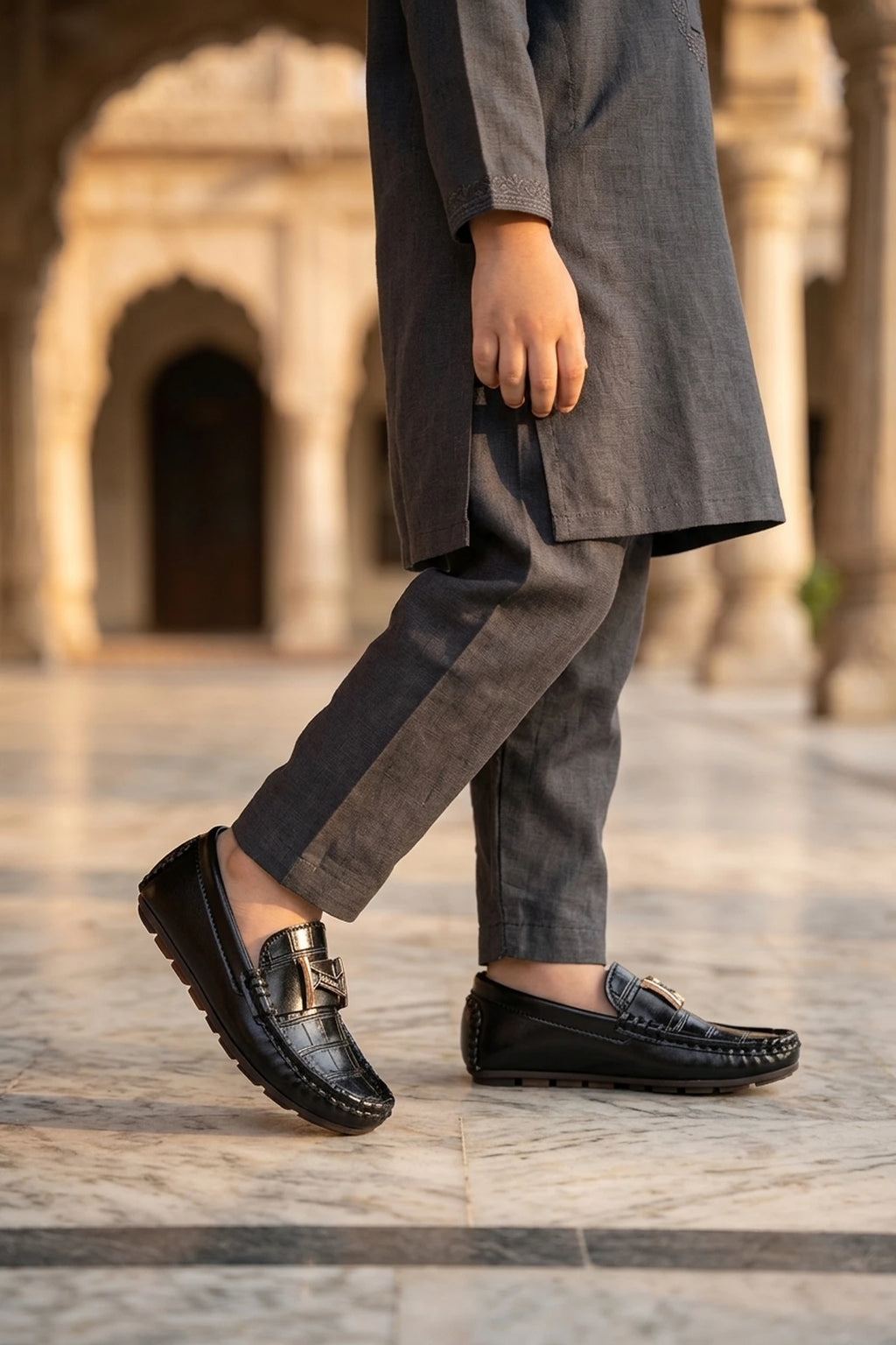 Boy Loafer Shoes Black 0610680