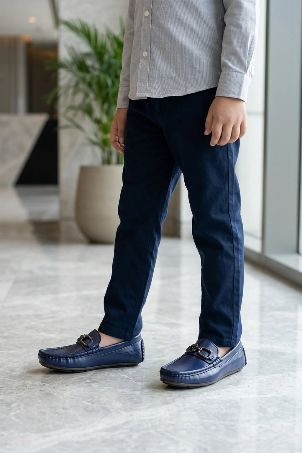 Boy Loafer Shoes Blue 0610642