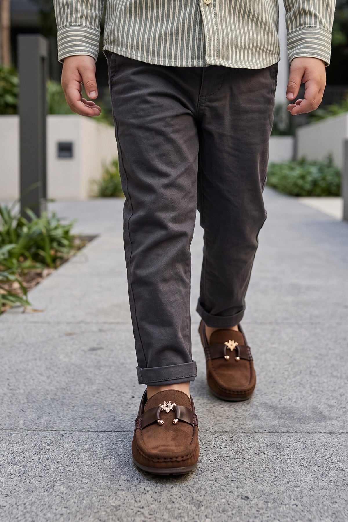 Boy Loafer Shoes Brown 0610580