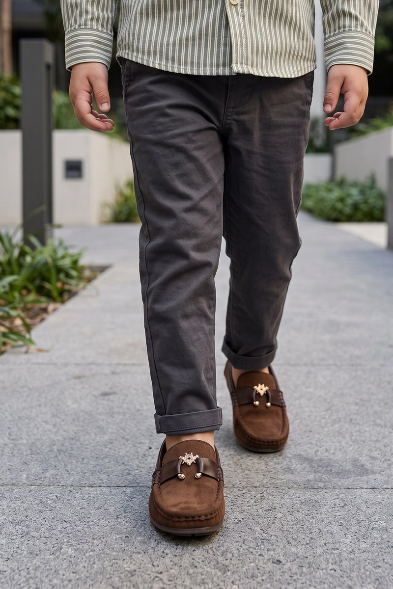 Boy Loafer Shoes Brown 0610580