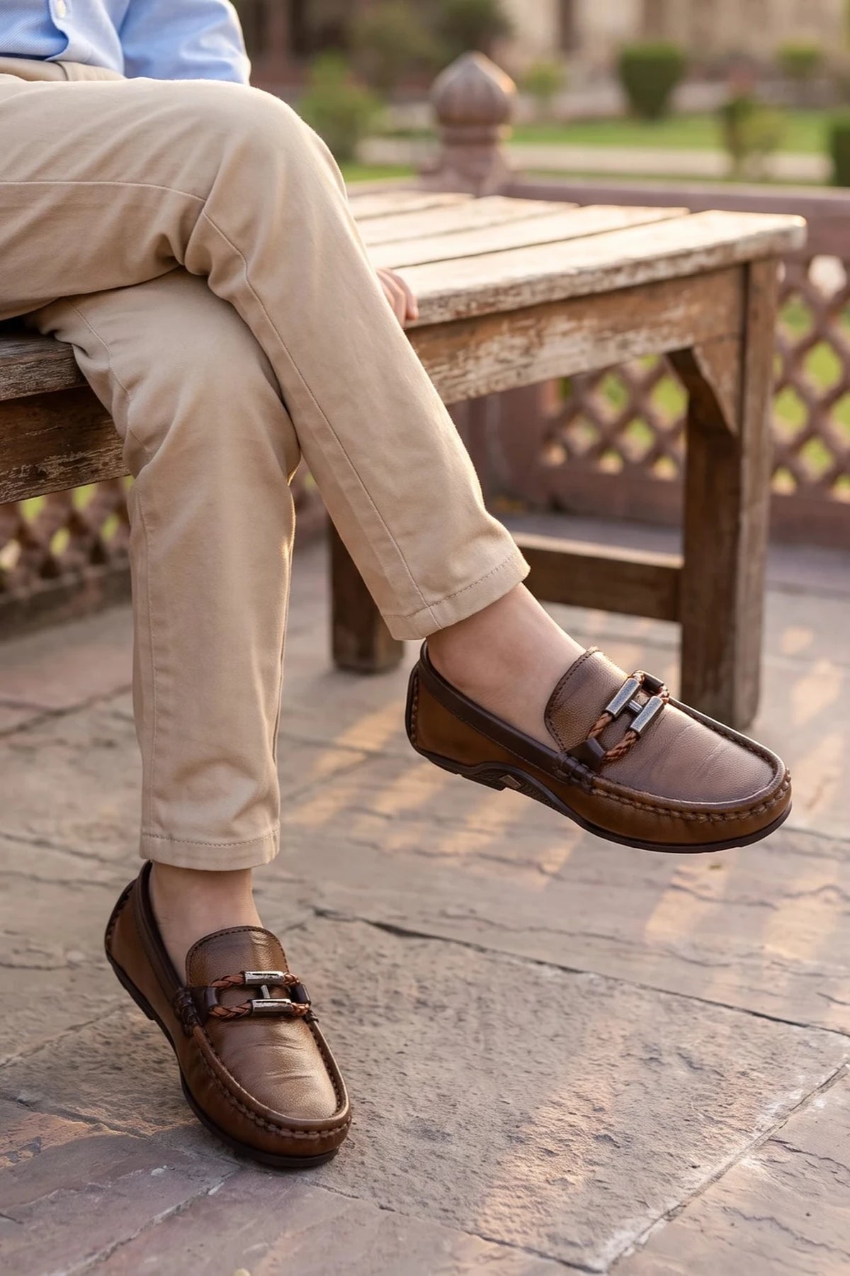 Boy Loafer Shoes Mustard 0610617