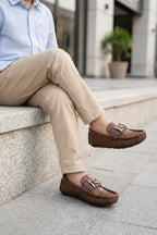 Boy Loafer Shoes Mustard 0610680