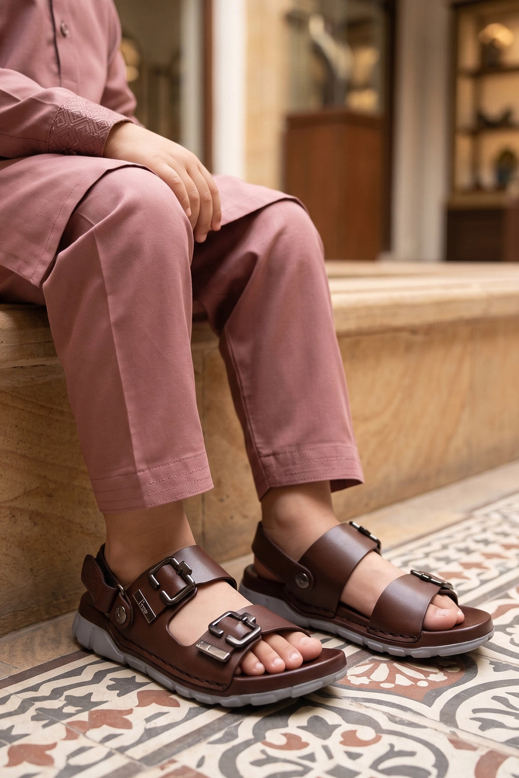 Boy Formal Sandal Brown 0620734