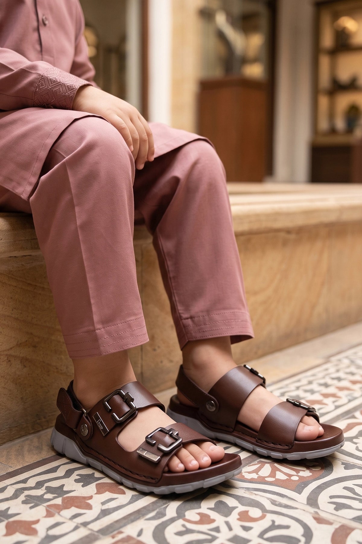 Boy Formal Sandal Brown 0620734
