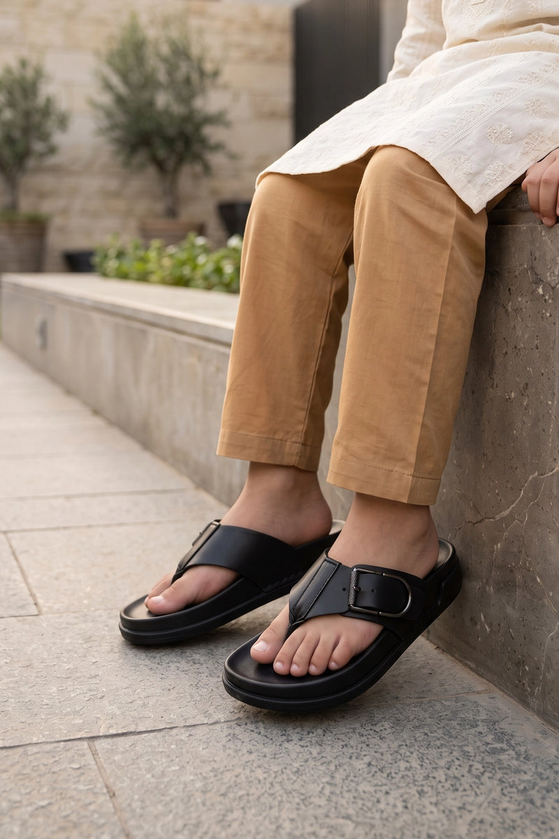Baba Formal Slipper Black 0630304