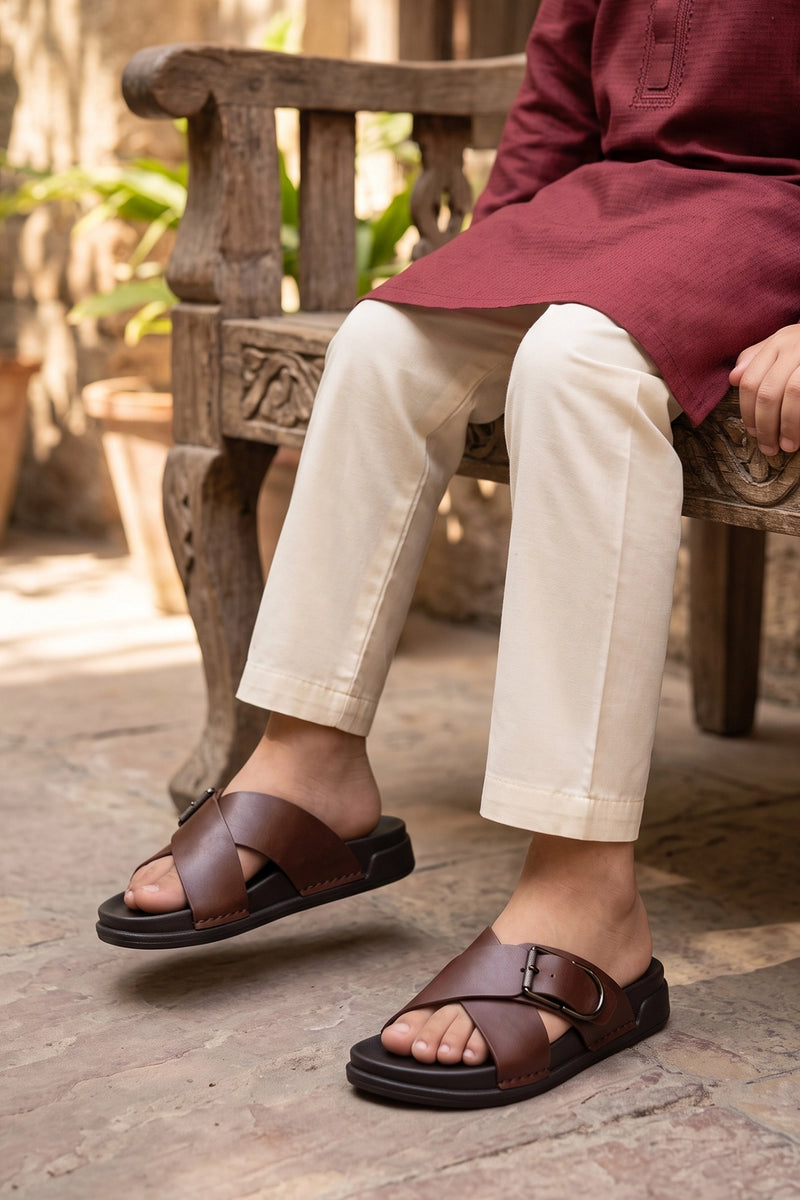 Formal Slipper Brown 0630306