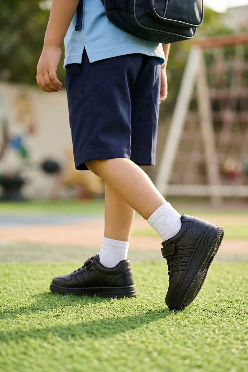 Baba School Shoes Black 0650819