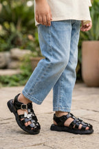 Baby Black Casual Sandal 0721040