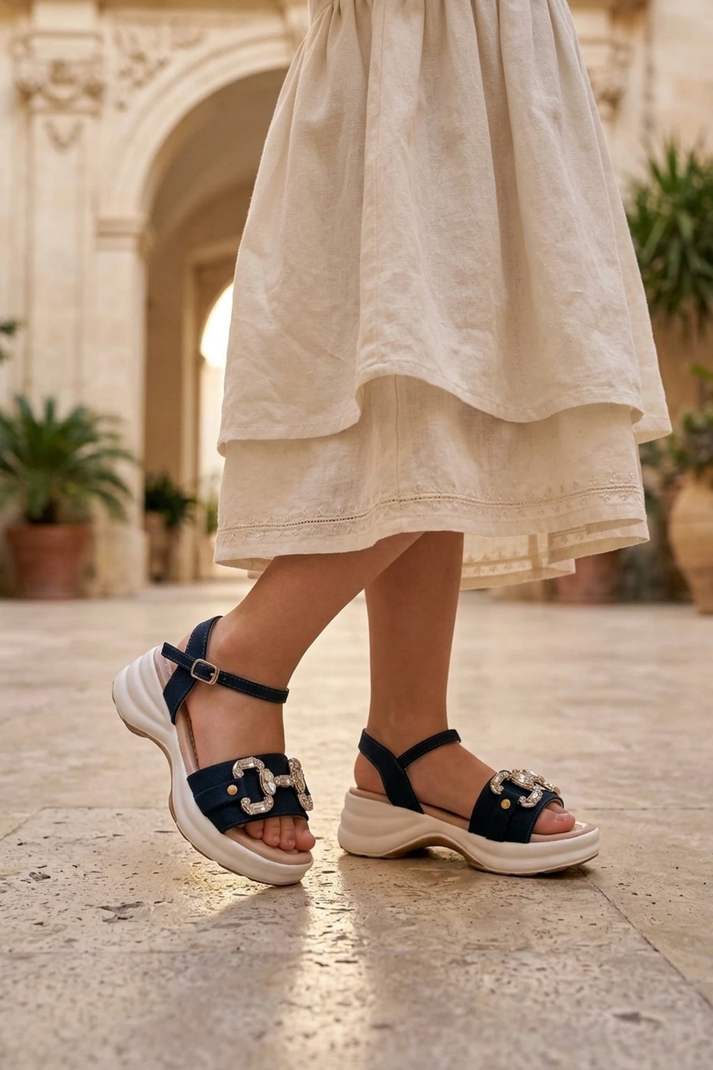 Girl Casual Sandal Blue 0721203