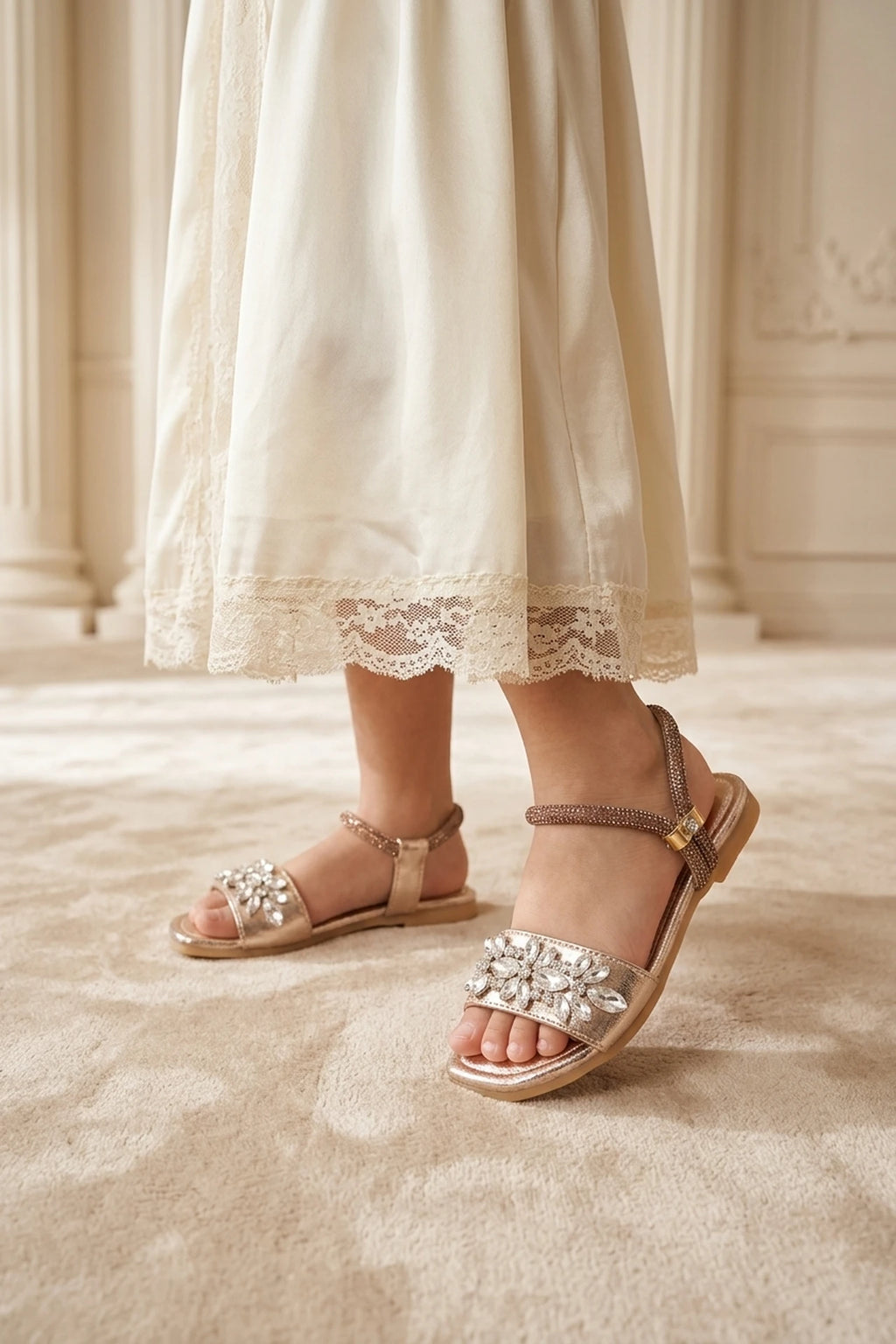 Girl Casual Sandal Golden 0721147
