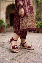 Girl Casual Sandal Maroon 0721181