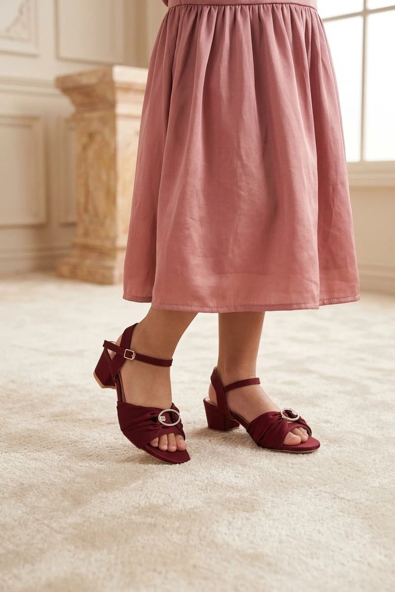 Girl Casual Sandal Maroon 0721200