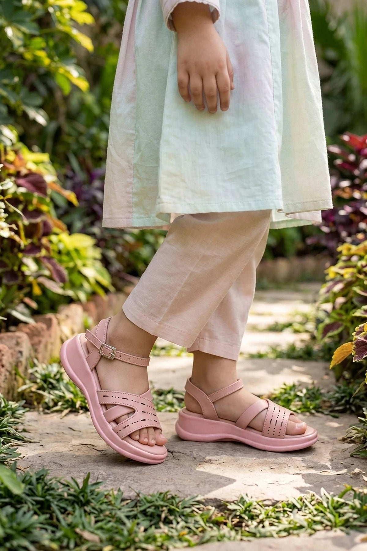 Girl Casual Sandal Pink 0721149