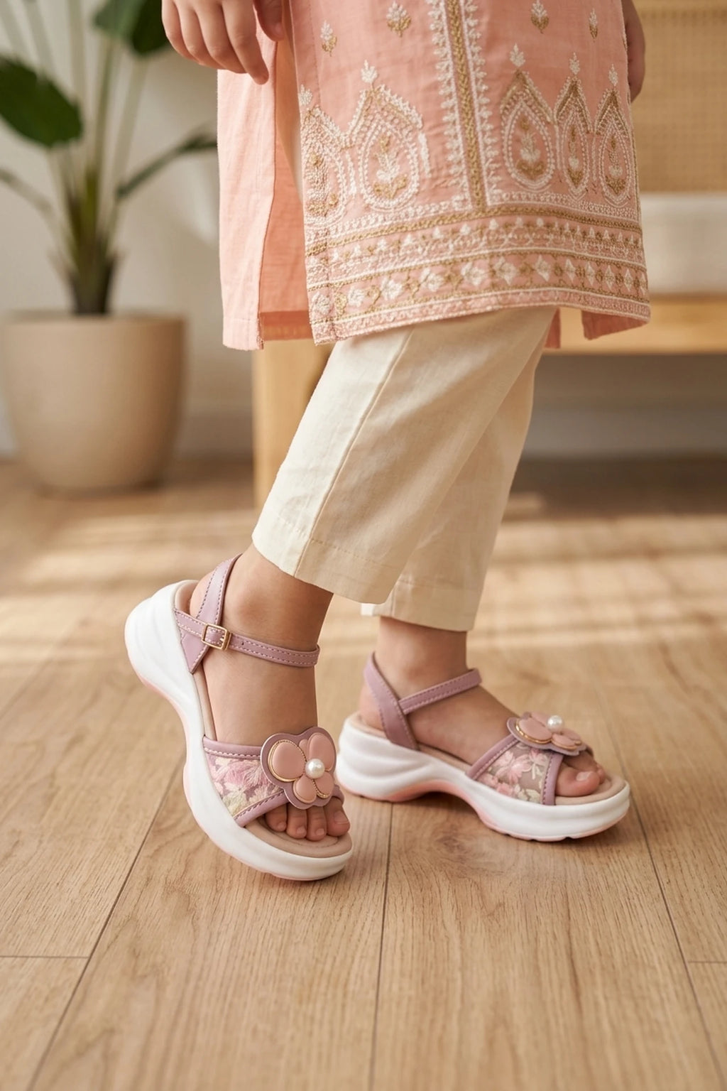 Girl Casual Sandal Pink 0721206