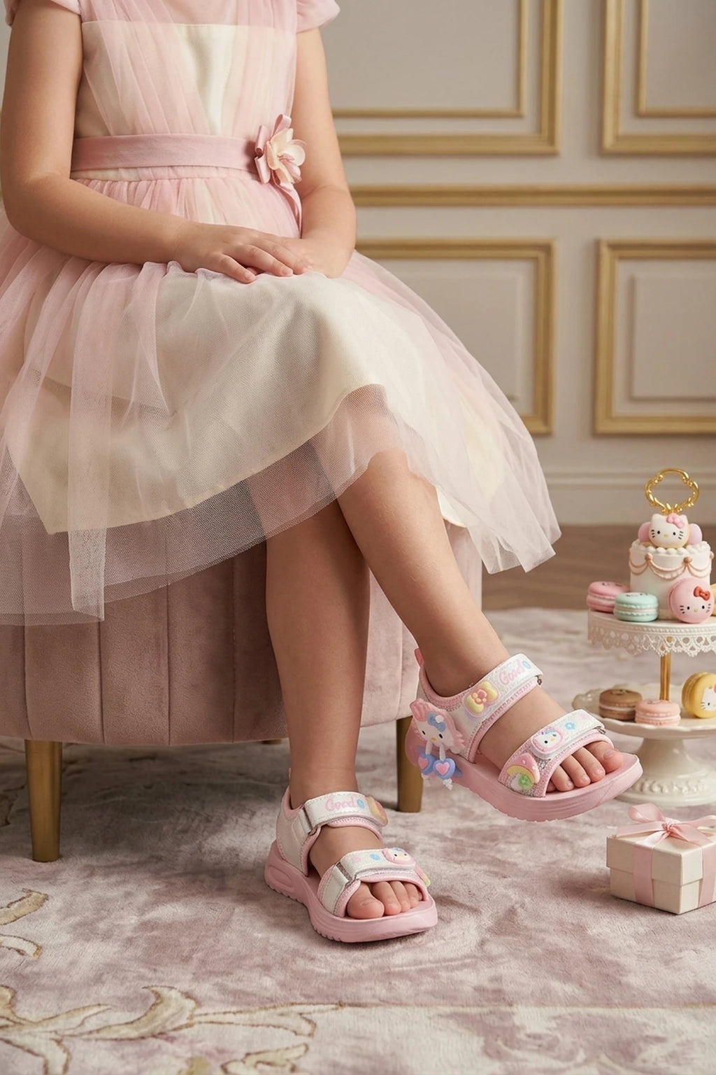 Girl Casual Sandal Pink 0721358