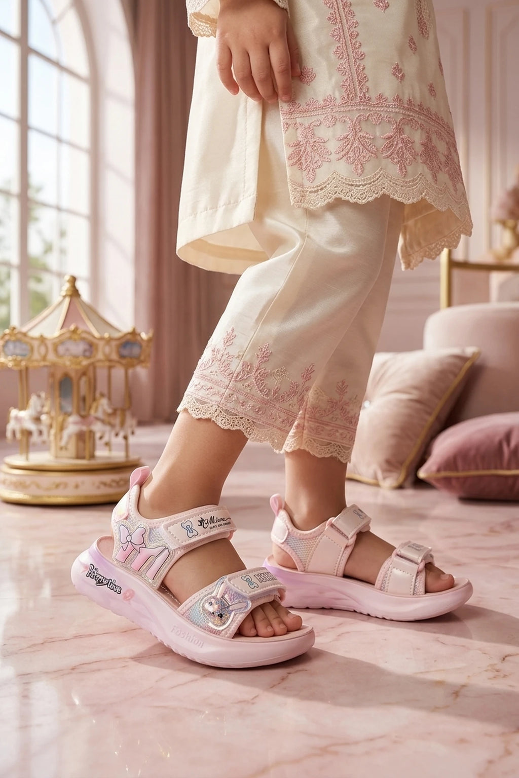 Girl Casual Sandal Pink 0721363