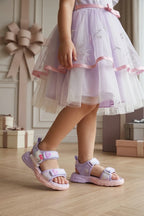 Girl Casual Sandal Purple 0721343