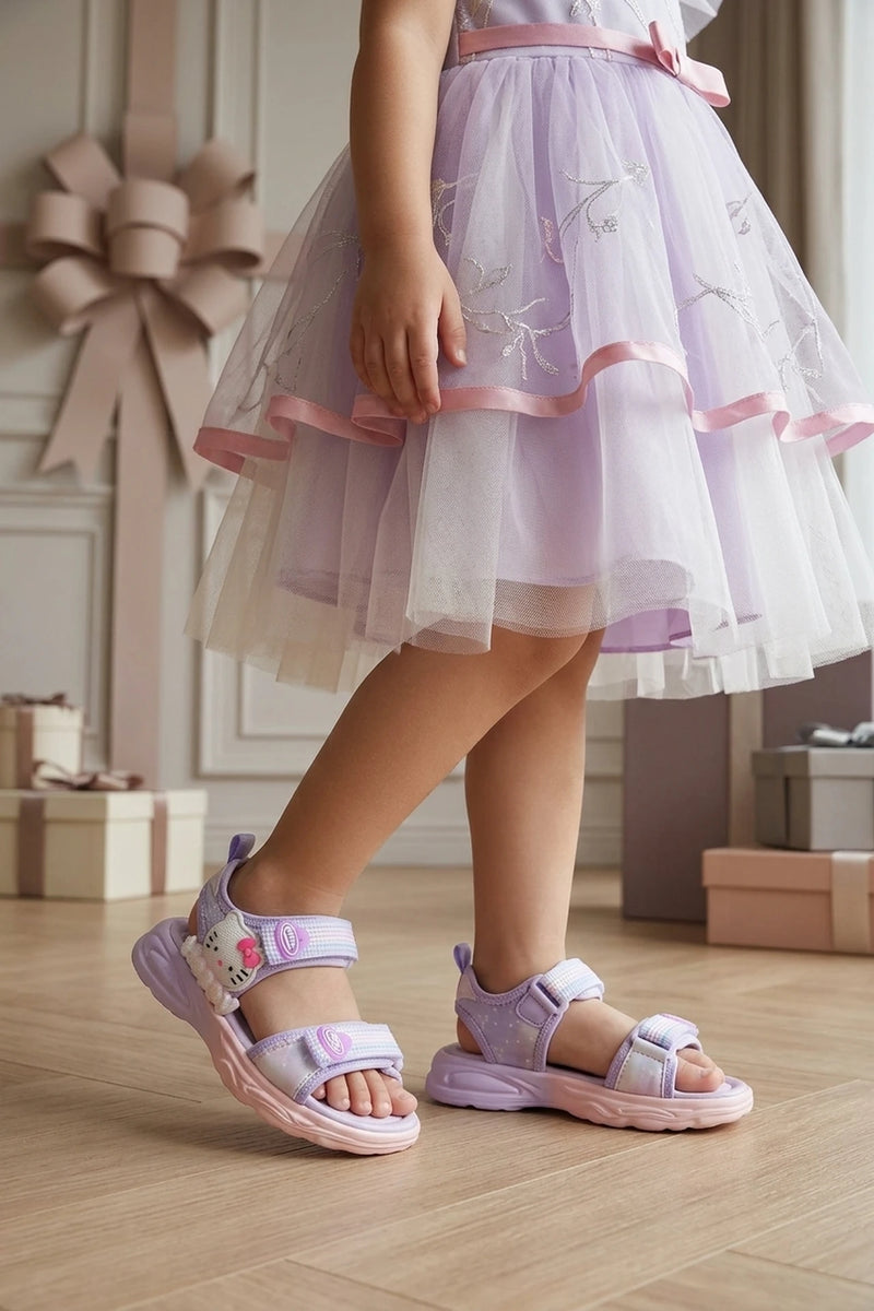 Girl Casual Sandal Purple 0721343
