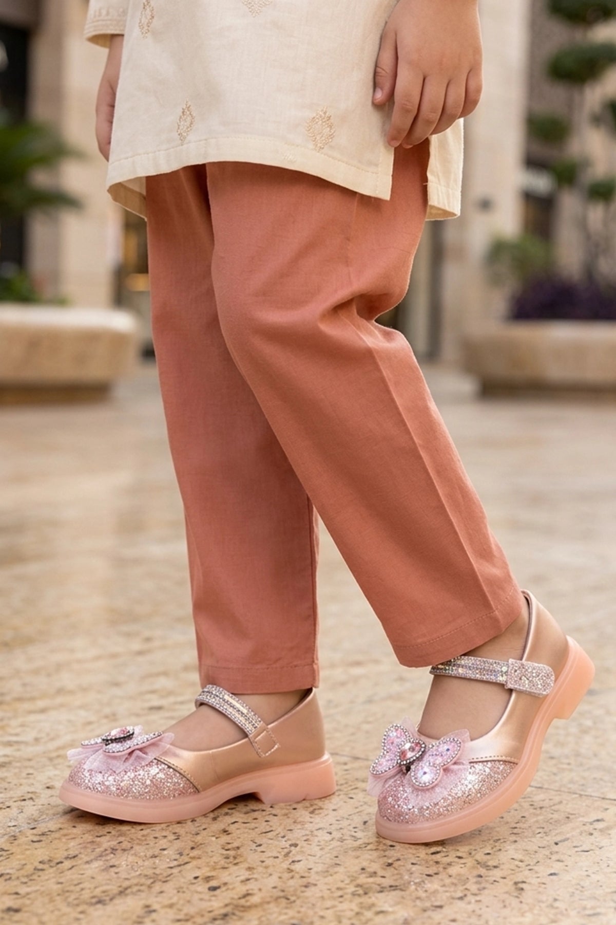 Baby Fancy Pumps  Peach 710601